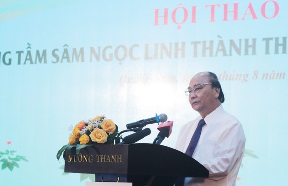 Chủ tịch nước Nguyễn Xuân Phúc: Phát triển cây sâm Ngọc Linh thành cây 'quốc kế dân sinh' ảnh 1