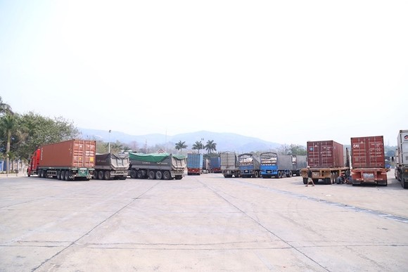 Hàng trăm xe container 'rồng rắn' tại cửa khẩu ảnh 3