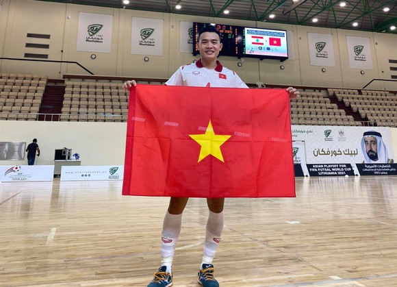 Châu Đoàn Phát - tác giả ghi bàn thắng duy nhất cho đội tuyển futsal Việt Nam tại vòng play-off World Cup 2021