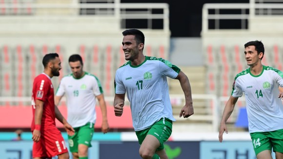 Turkmenistan đánh bại Lebanon vào chiều 9-6. Ảnh: AFC