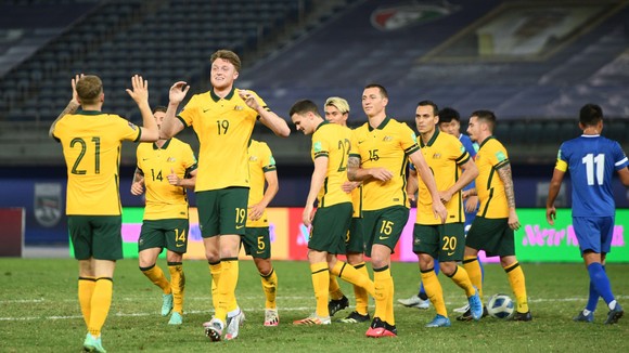 Chiến thắng của Australia trước Jordan gián tiếp giúp đội tuyển Việt Nam đi tiếp. Ảnh: FIFA