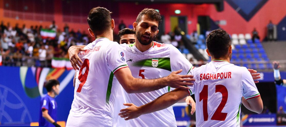 Iran không gặp nhiều khó khăn để sớm giành vé vào tứ kết Giải futsal châu Á 2022. ẢNH: AFC
