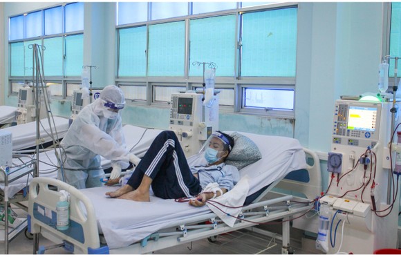 Cận cảnh nơi giành giật sự sống với 'tử thần Covid-19' ảnh 4