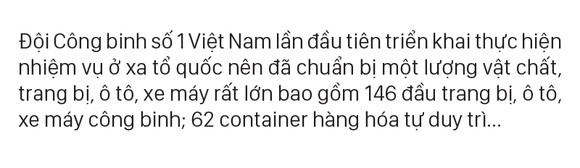 Dàn xe 'khủng' của Đội công binh số 1 Việt Nam lăn bánh tại phái bộ UNISFA ảnh 3