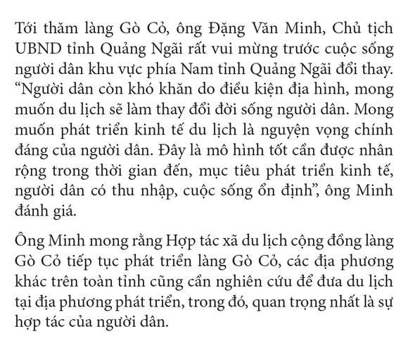 Độc đáo làng du lịch cộng đồng Gò Cỏ ảnh 52
