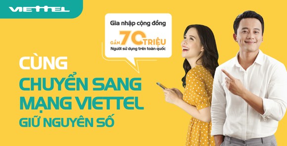 Viettel giúp khách hàng chuyển mạng giữ số tại nhà