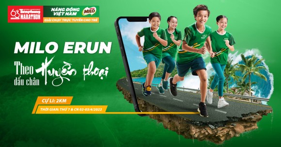 Giải chạy bộ trực tuyến cho trẻ em MILO Erun lần đầu được tổ chức