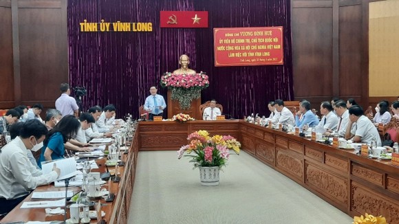 Chủ tịch Quốc hội Vương Đình Huệ: Vĩnh Long cần đẩy mạnh hợp tác, liên kết vùng để phát triển bền vững ảnh 2