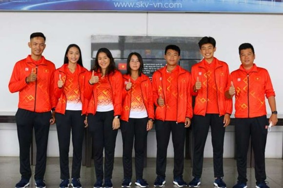 越南青年男子和女子網球隊。