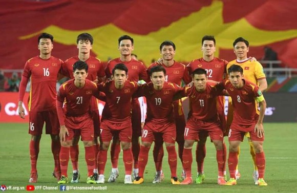 越南男足隊球。