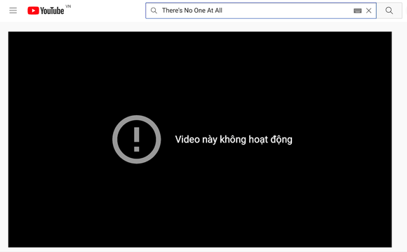 MV 'There's no one at all' ​của Sơn Tùng bị gỡ khỏi YouTube ảnh 1
