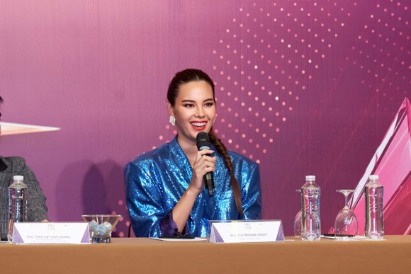 Trước thềm chung kết Hoa hậu Hoàn vũ Việt Nam 2022, Harnaaz Sandhu, Catriona Gray và Natalie Glebova nói về Top 41 ảnh 3