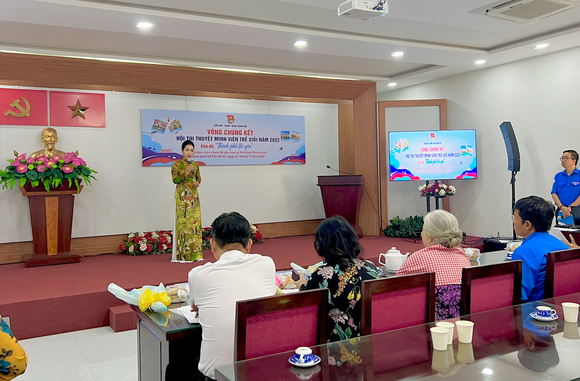 Nguyễn Thị Mỹ Hạnh đoạt Giải Nhất Hội thi Thuyết minh viên trẻ giỏi năm 2022 ảnh 3