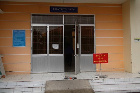 Khu cách ly ở Bệnh viện đa khoa Sa Đéc - nơi từng điều trị cho BN 1.452