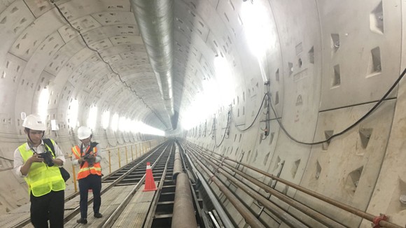 Tuyến metro Bến Thành - Suối Tiên hoàn thành hai tuyến khoan ngầm