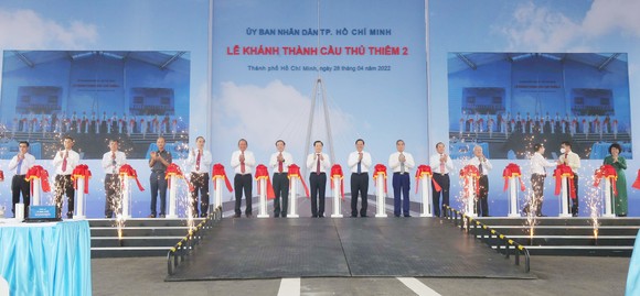 Sáng nay 28-4, khánh thành đưa vào sử dụng cầu Thủ Thiêm 2 ảnh 1