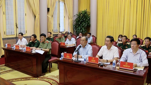 Chủ tịch nước Nguyễn Xuân Phúc chủ trì Phiên họp thứ hai Hội đồng Quốc phòng và An ninh ảnh 3