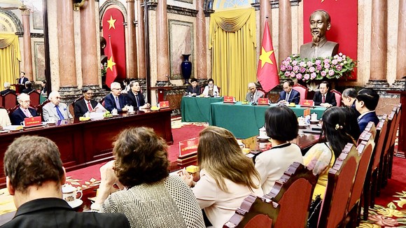 Chủ tịch nước tiếp 50 nhà khoa học quốc tế sang Việt Nam dự hội thảo ảnh 8