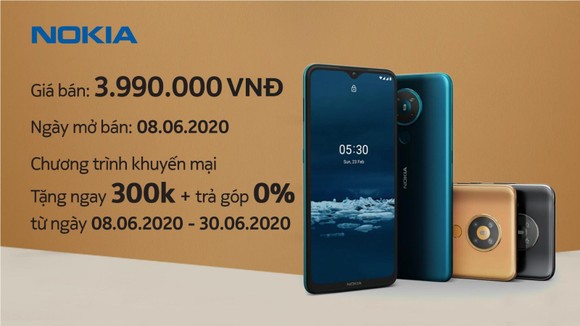 Nokia 5.3 với mức giá 3.990.000 đồng  ảnh 2