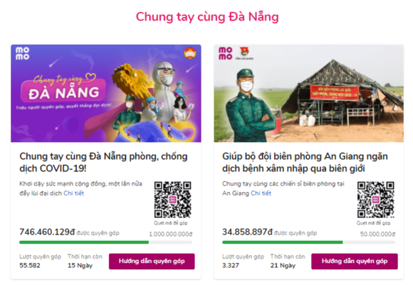 Ví MoMo triển khai hàng loạt chiến dịch “Chung tay cùng Đà Nẵng” ảnh 1