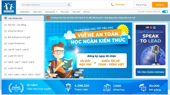 Hocmai.vn đã thu hút 4 triệu học sinh tham gia