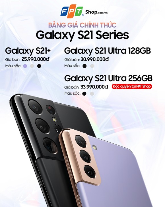 Đặt trước Galaxy S21 Series nhận quà đến 8,5 triệu đồng tại FPT Shop ảnh 1