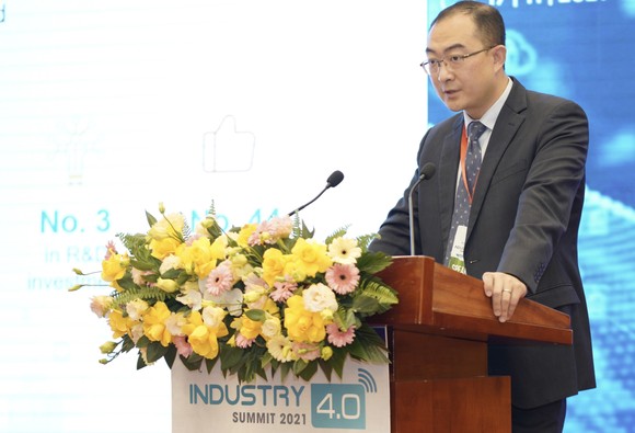 Ông Wei Zhenhua (David Wei), Tổng Giám đốc Huawei Việt Nam tại hội thảo