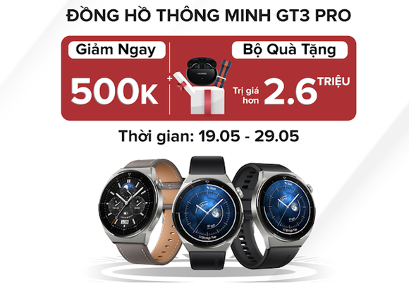 Theo Di Động Việt, lượng quan tâm đến Huawei Watch GT3 Pro tăng cao
