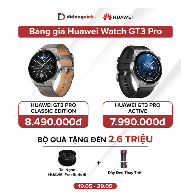 Di Động Việt nhận đặt trước Watch GT3 Pro ảnh 1