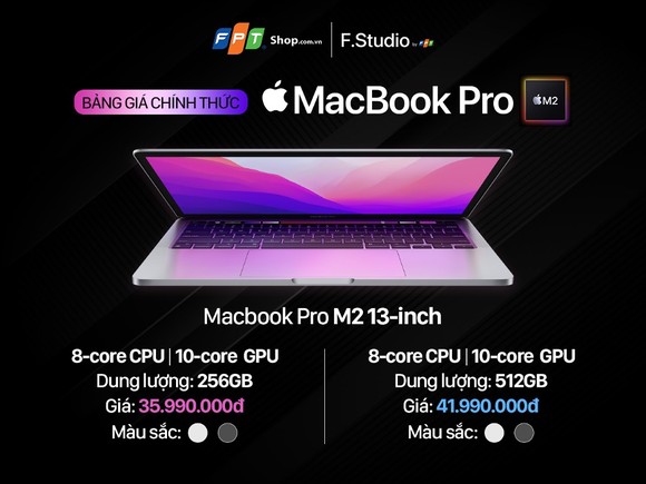 FPT Shop mở bán sớm MacBook Pro M2 2022 ảnh 2