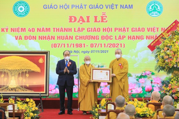 Đại lễ kỷ niệm 40 năm thành lập: Giáo hội Phật giáo Việt Nam luôn đồng hành cùng dân tộc ảnh 3