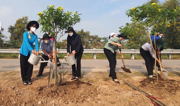 Huyện Bình Chánh phát động chung tay bảo vệ môi trường, trồng cây xanh ảnh 1