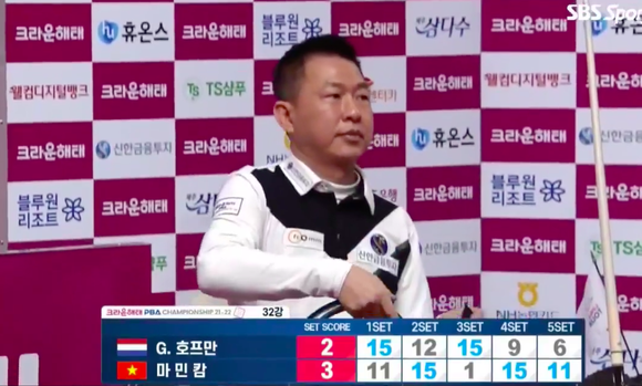 Mã Minh Cẩm có chiến thắng ngược dòng “nghẹt thở” ở giải Billiards PBA Hàn Quốc ảnh 2