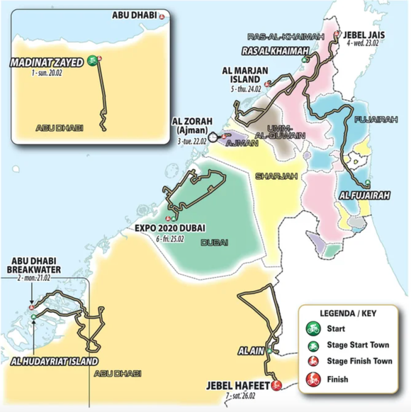 UAE Tour ấn định ngày mở màn UCI WorldTour 2022 ảnh 1