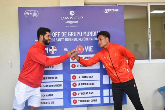 Tuyển Việt Nam thua 2 trận đầu trước CH Dominica ở Davis Cup ảnh 2