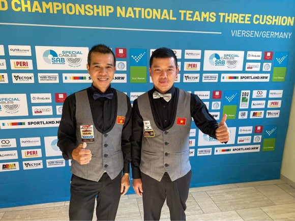 Đội tuyển Việt Nam thẳng tiến vào tứ kết giải Billiards đồng đội thế giới ảnh 2