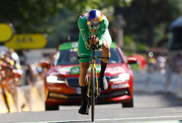 Wout van Aert lần thứ 3 thắng chặng ở Tour de France 2022