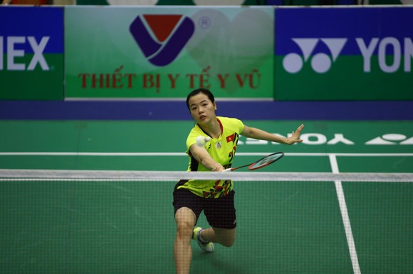 Tay vợt Nguyễn Thuỳ Linh có chiến thắng trận ra quân. Ảnh: DŨNG PHƯƠNG