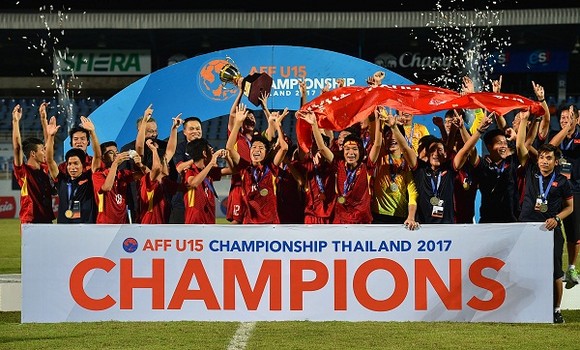  Việt Nam thắng Thái Lan ở giải U15 Đông Nam Á 2017: Cú hích từ sân chơi trẻ. ảnh 2