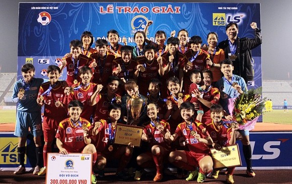 300 triệu đồng cho đội vô địch giải bóng đá nữ VĐQG – Cúp Thái Sơn Bắc 2018 ảnh 1