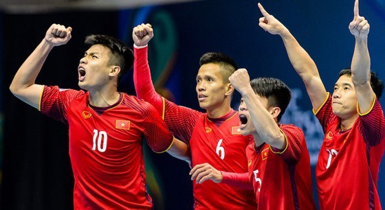 ĐT Futsal Việt Nam hướng đến mục tiêu lần thứ 2 dự World Cup. Ảnh: Anh Trần