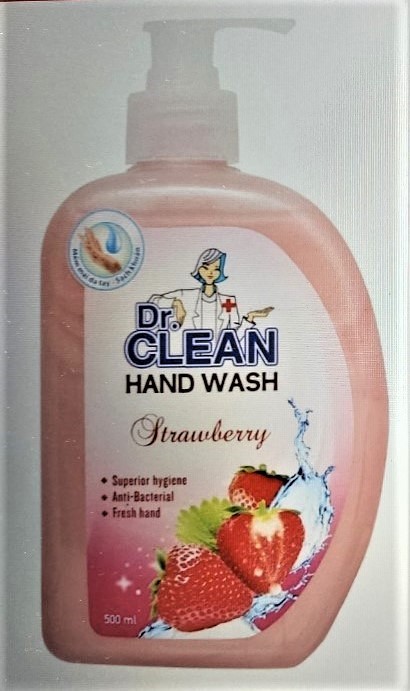 Sản phẩm  sữa rửa tay sạch khuẩn Dr.Clean Hương dâu