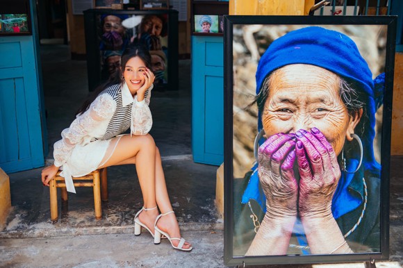 Tiểu Vy hóa “nàng thơ” tươi mới, tràn đầy năng lượng trong dự án “Fashion Destination” của NTK Lê Thanh Hòa ảnh 7