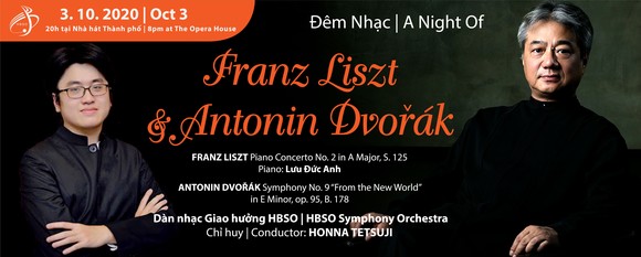Giám đốc Âm nhạc Honna Tetsuji và nghệ sĩ piano Lưu Đức Anh sẽ tham gia đêm nhạc Franz Liszt và Antonin Dvorak ảnh 1