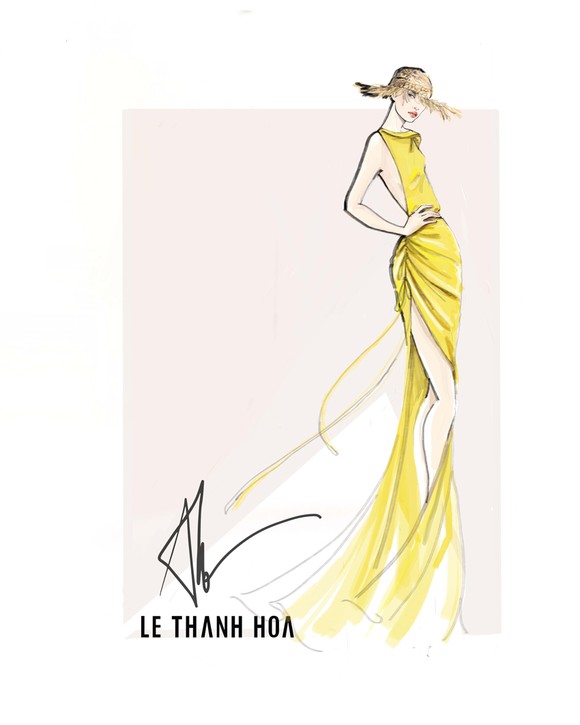 Hoa hậu Khánh Vân, vợ chồng Đông Nhi, Ông Cao Thắng cùng xuất hiện tại show thời trang của NTK Lê Thanh Hoà ảnh 4