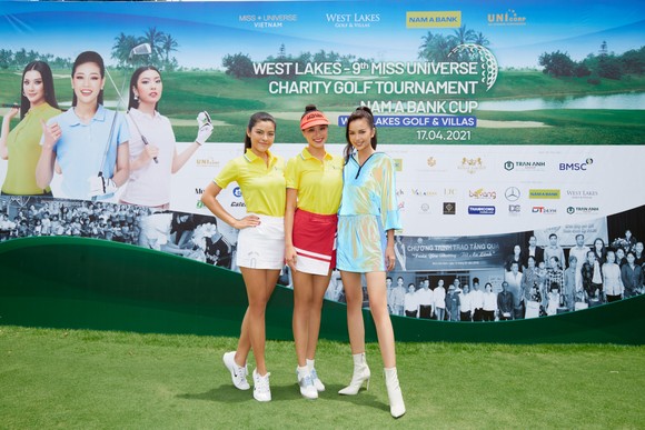 Giải Golf thiện nguyện Hoa Hậu Hoàn vũ Việt Nam quyên góp được 690 triệu đồng xây dựng 2 cây cầu tại tỉnh Long An ảnh 3