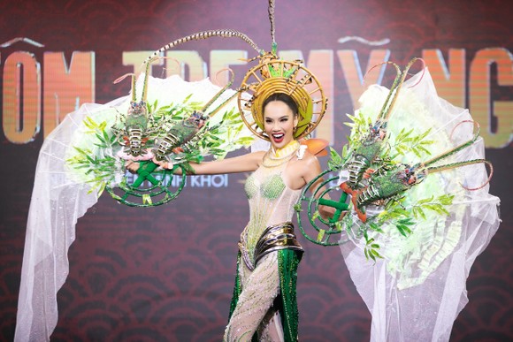 Mãn nhãn đêm trình diễn trang phục dân tộc tôn vinh văn hóa Việt Nam ảnh 13