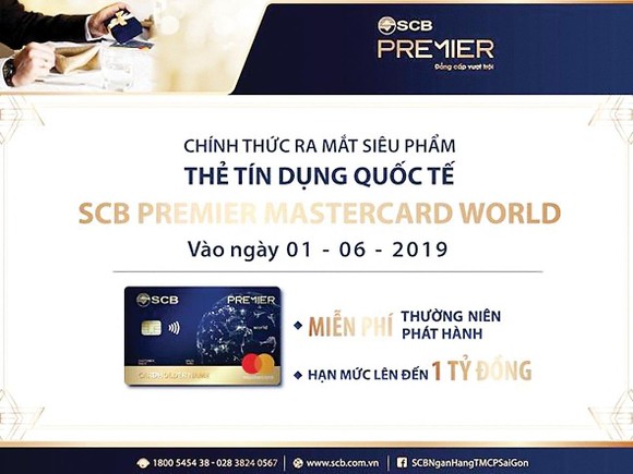 Ra mắt siêu phẩm thẻ tín dụng quốc tế SCB Premier MasterCard World ảnh 1