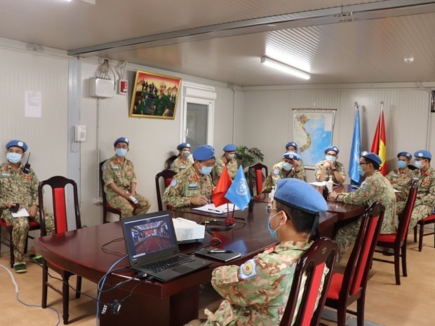 Vietnam’s “blue beret” medical soldiers fulfil mission despite COVID-19 ảnh 1