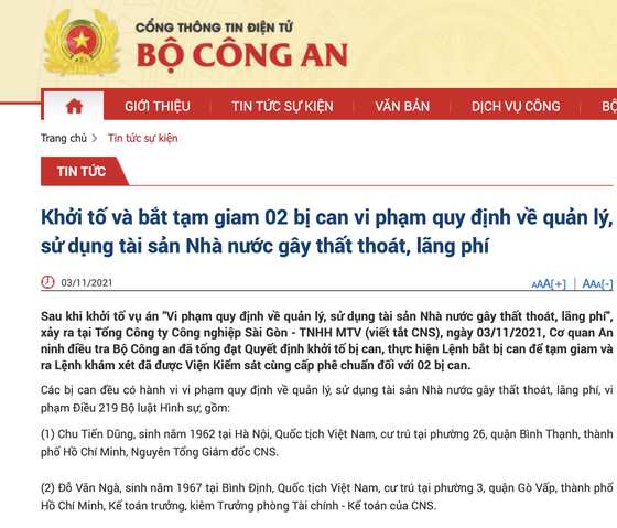 Police take legal proceedings against former CEO of CNS ảnh 1